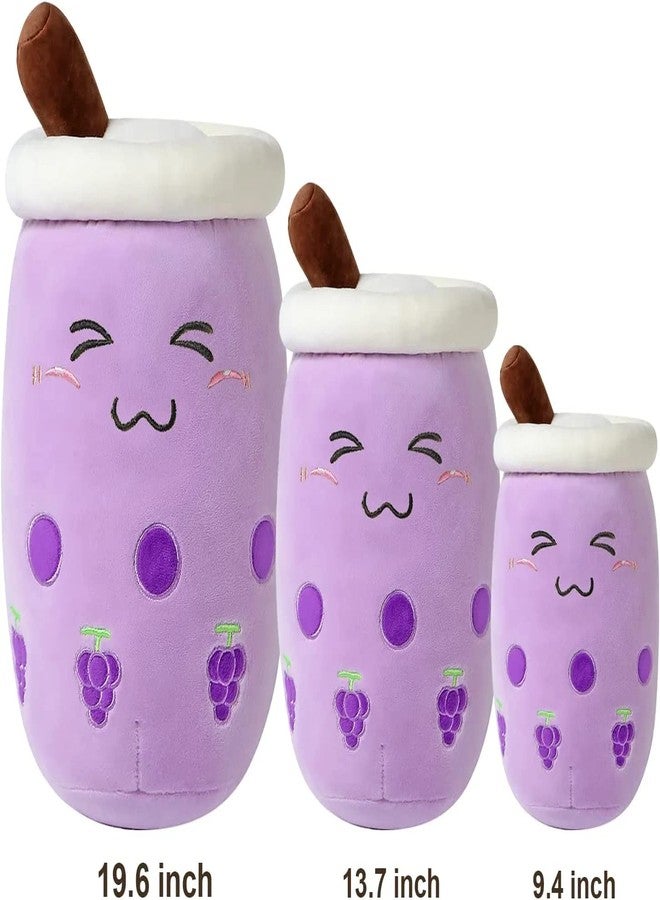 TechMax Solution دمية شاي الفقاعات المحشوة من تيك ماكس سوليوشن كاواي، دمية قطيفة على شكل كوب شاي حليب بوبا، وسادة لعبة للأطفال - Image 2